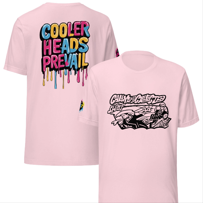Statement tee by Agape Seven – Cooler Heads Prevail design
