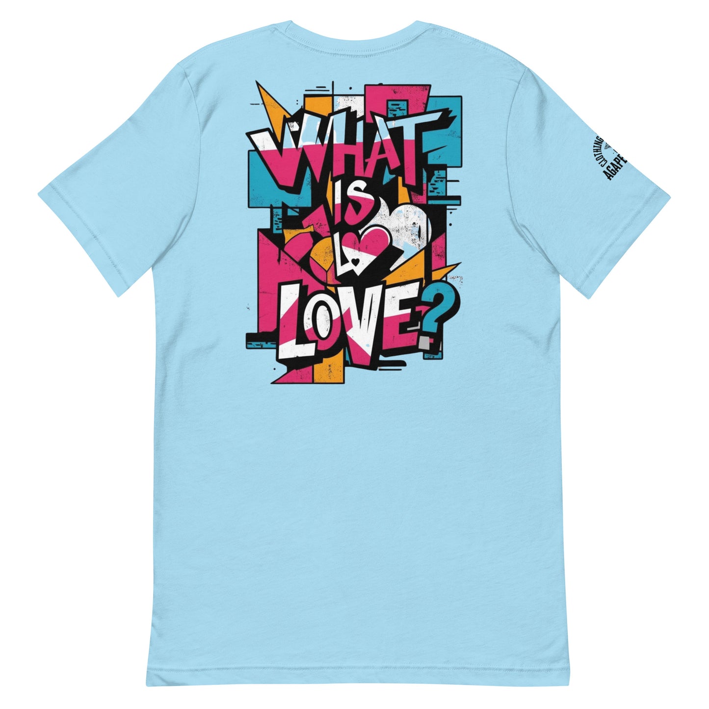 Divine reflection in fabric – Agape Seven’s What Is Love tee