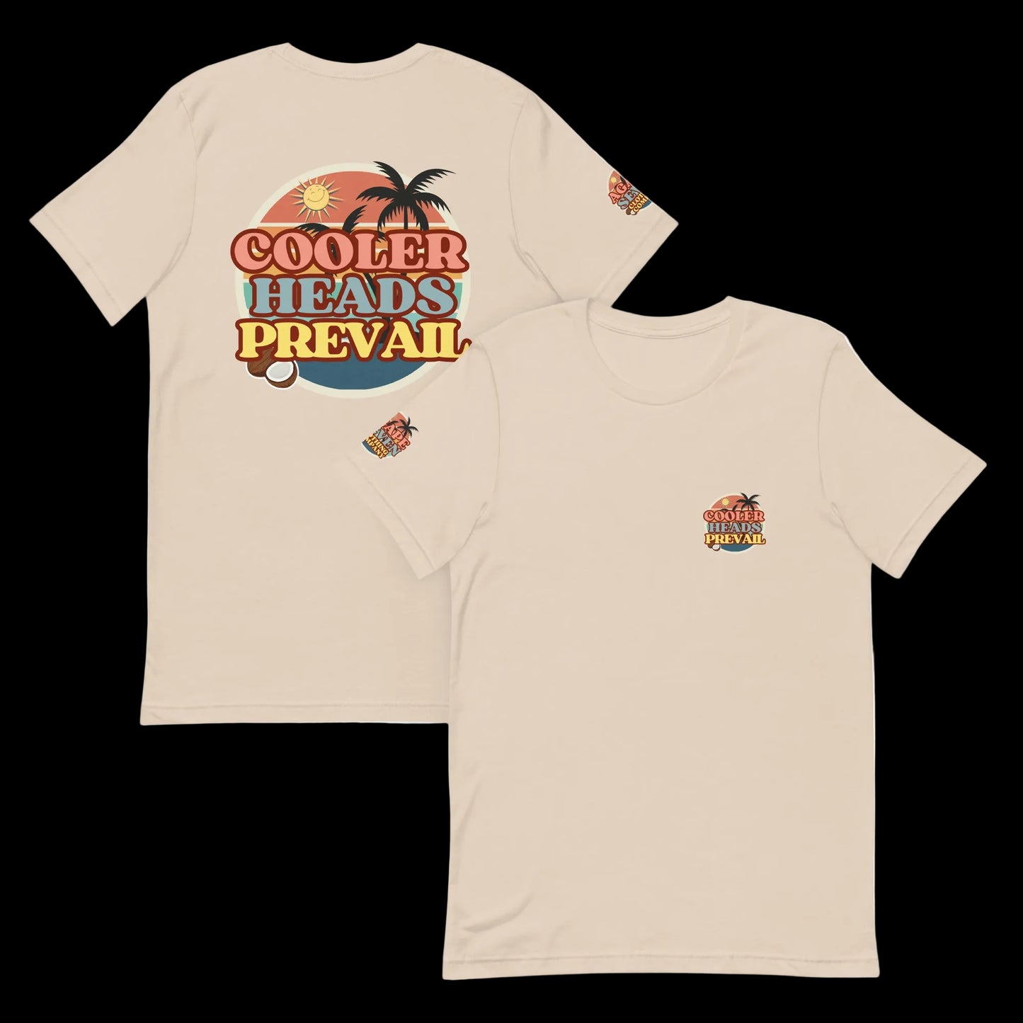 Composed and confident – Agape Seven Cooler Heads Prevail shirt
