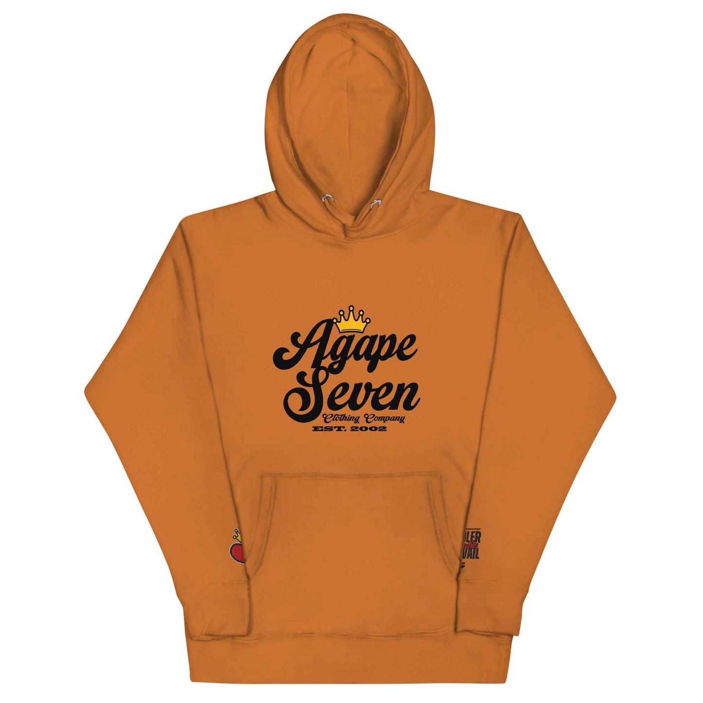 Cooler Headz Prevail by Agape Seven Clothing Company Hoodie