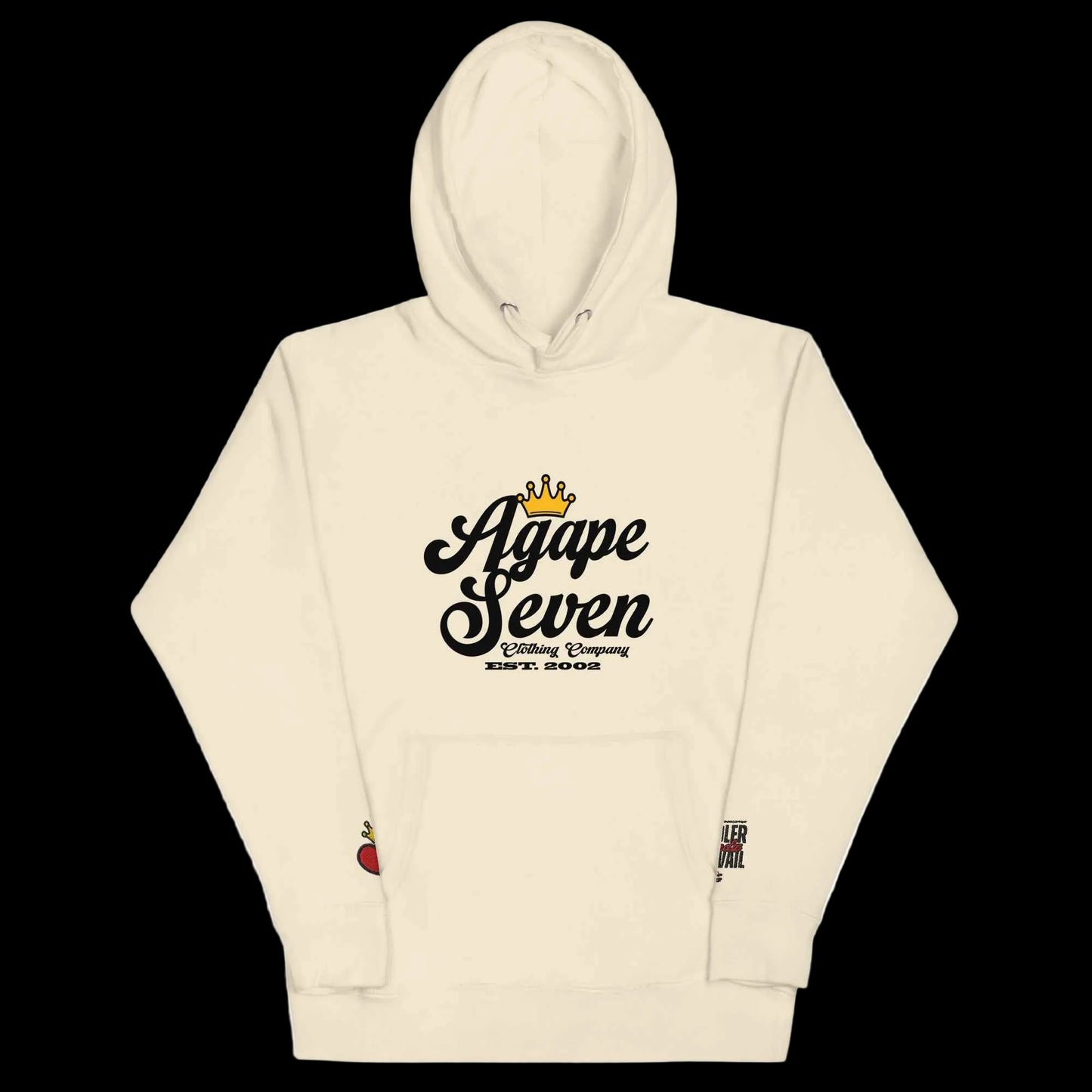 Cooler Headz Prevail by Agape Seven Clothing Company Hoodie