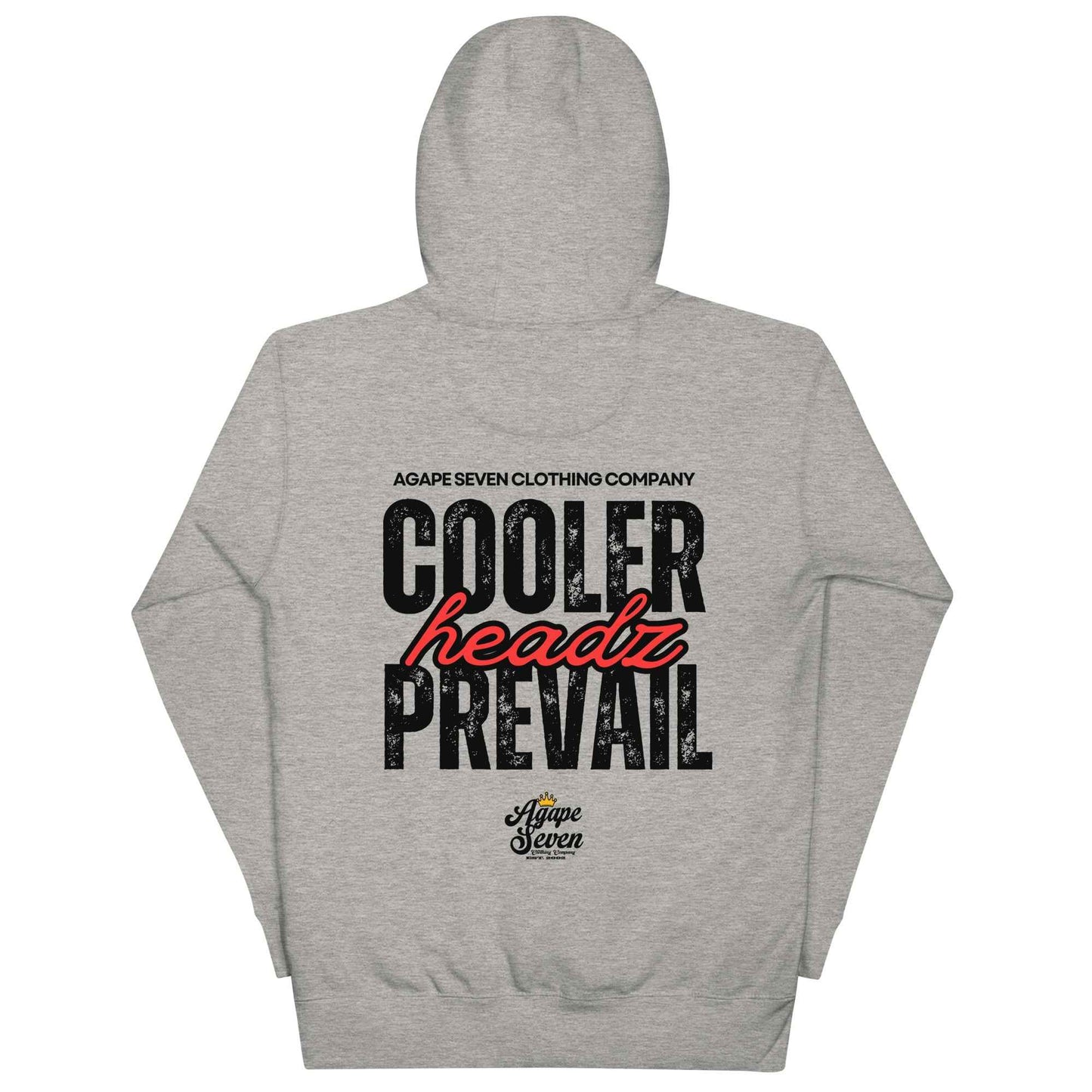 Cooler Headz Prevail by Agape Seven Clothing Company Hoodie