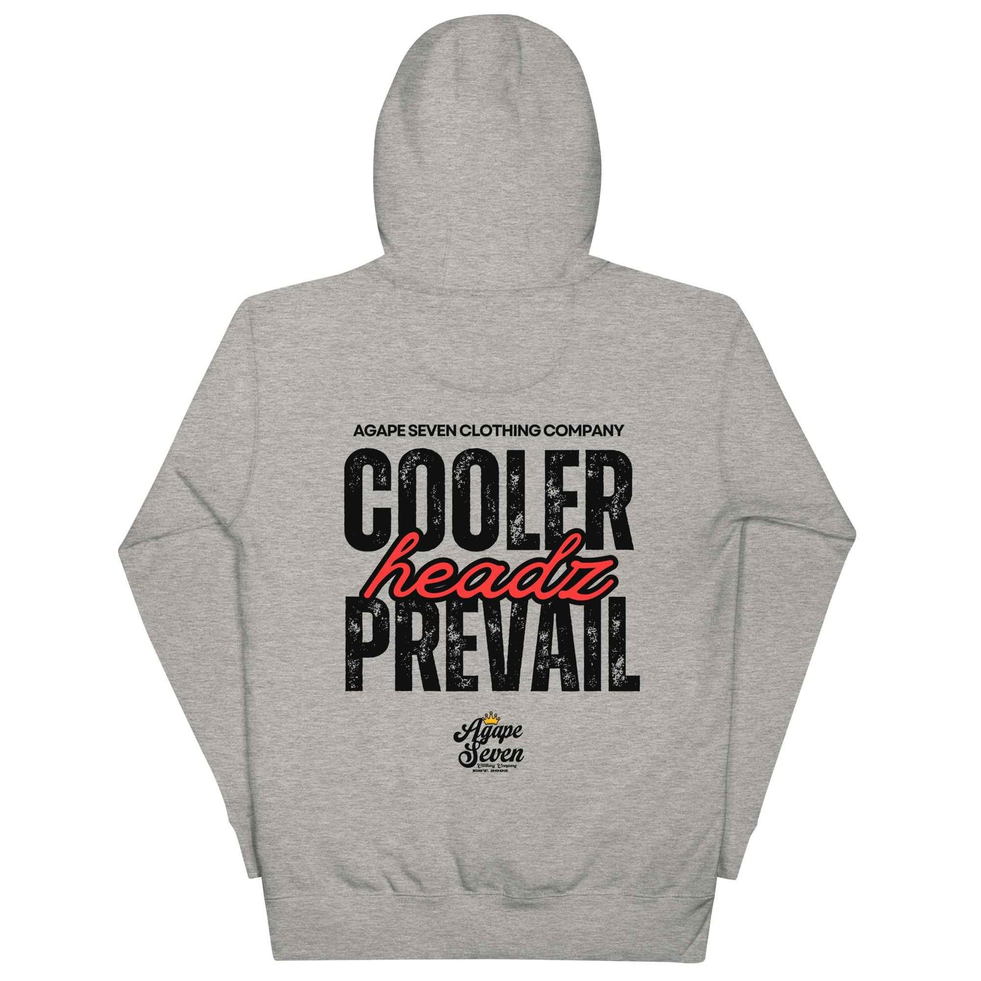 Cooler Headz Prevail by Agape Seven Clothing Company Hoodie