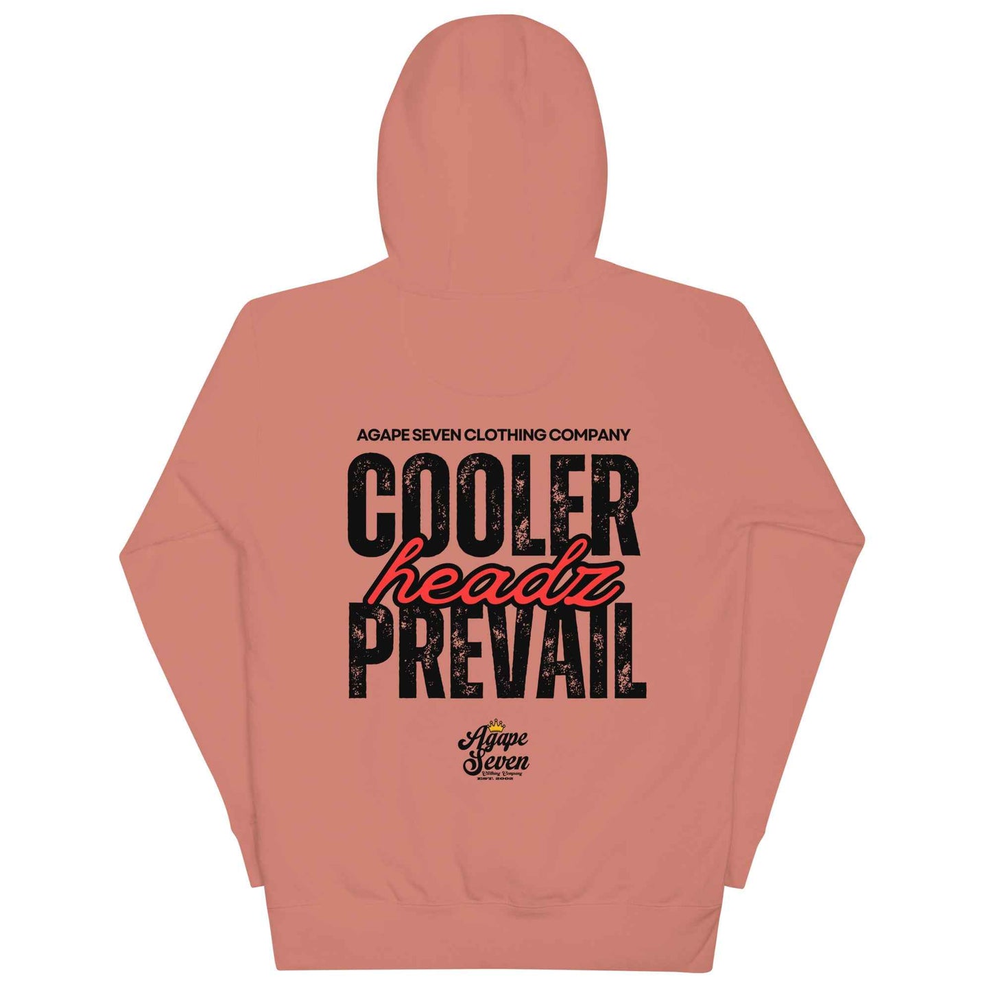 Cooler Headz Prevail by Agape Seven Clothing Company Hoodie