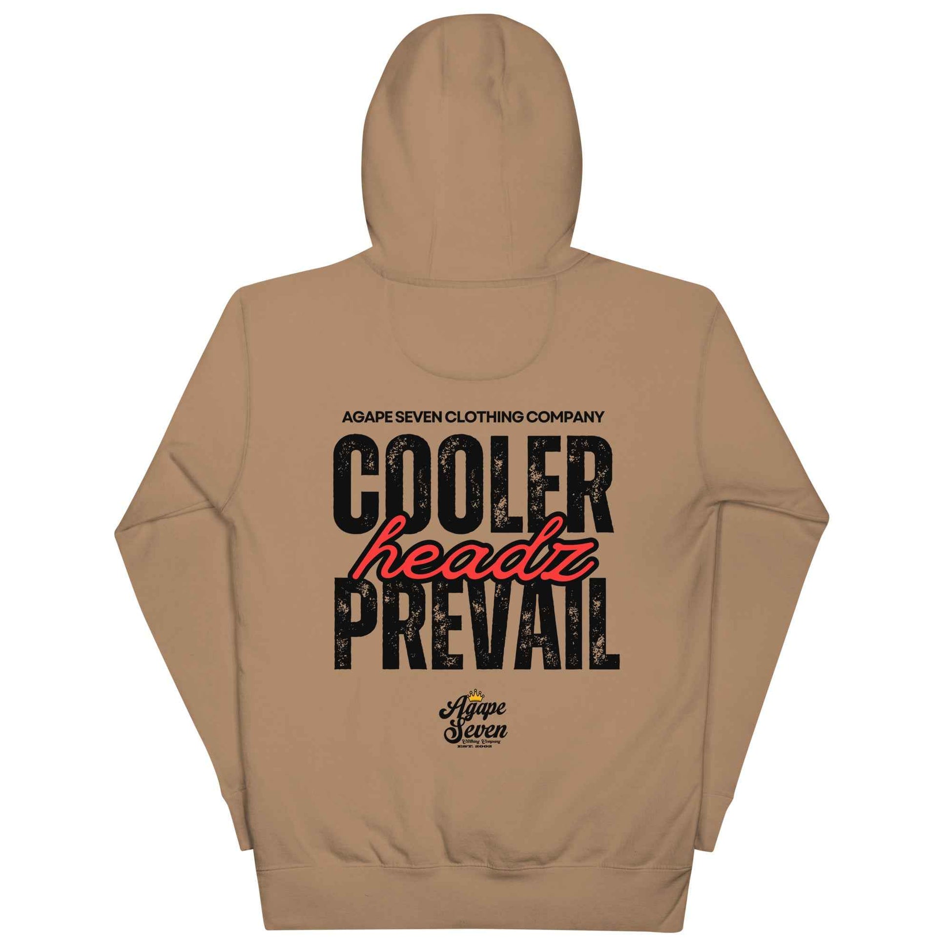 Cooler Headz Prevail by Agape Seven Clothing Company Hoodie