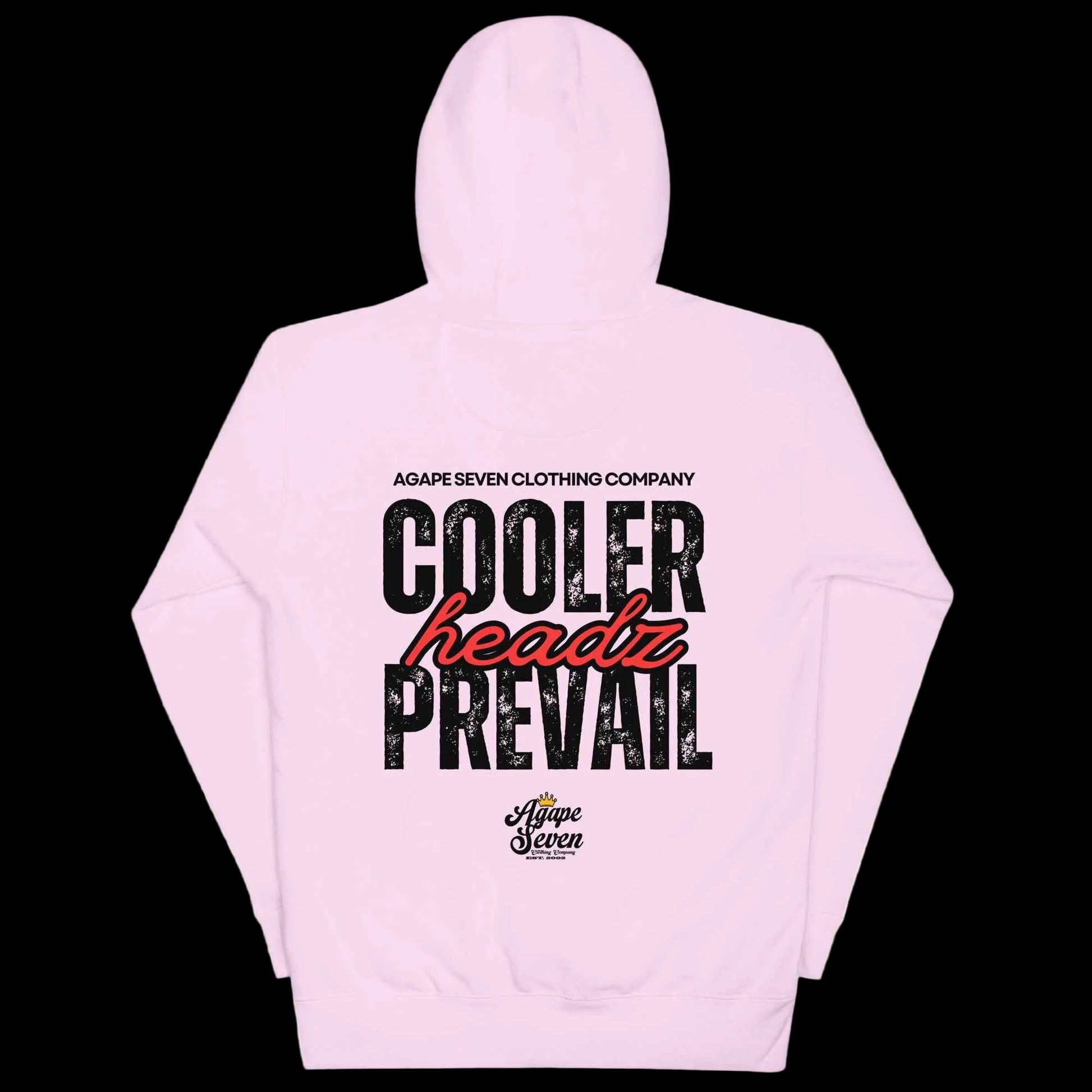 Cooler Headz Prevail by Agape Seven Clothing Company Hoodie