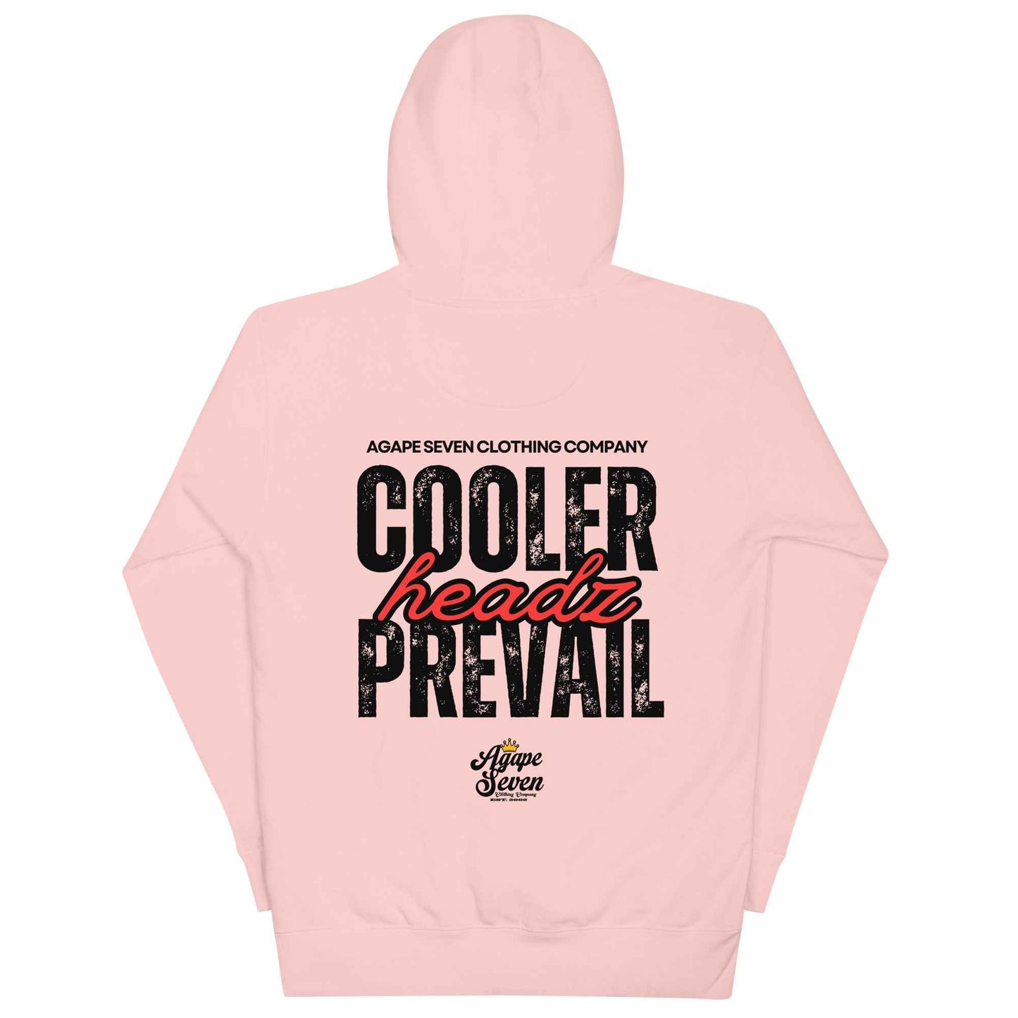 Cooler Headz Prevail by Agape Seven Clothing Company Hoodie