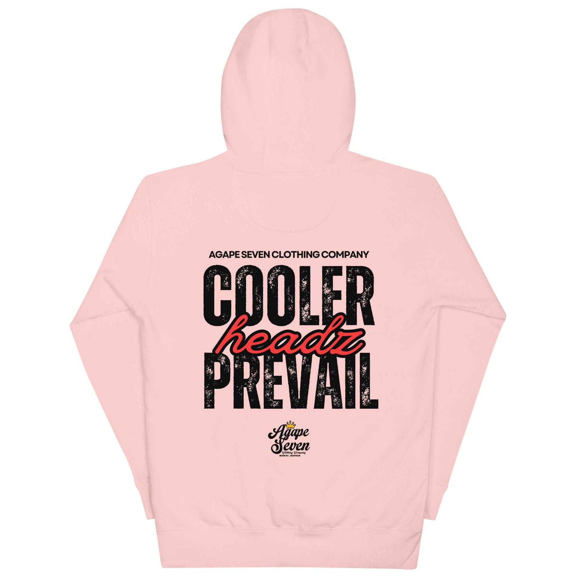 Cooler Headz Prevail by Agape Seven Clothing Company Hoodie