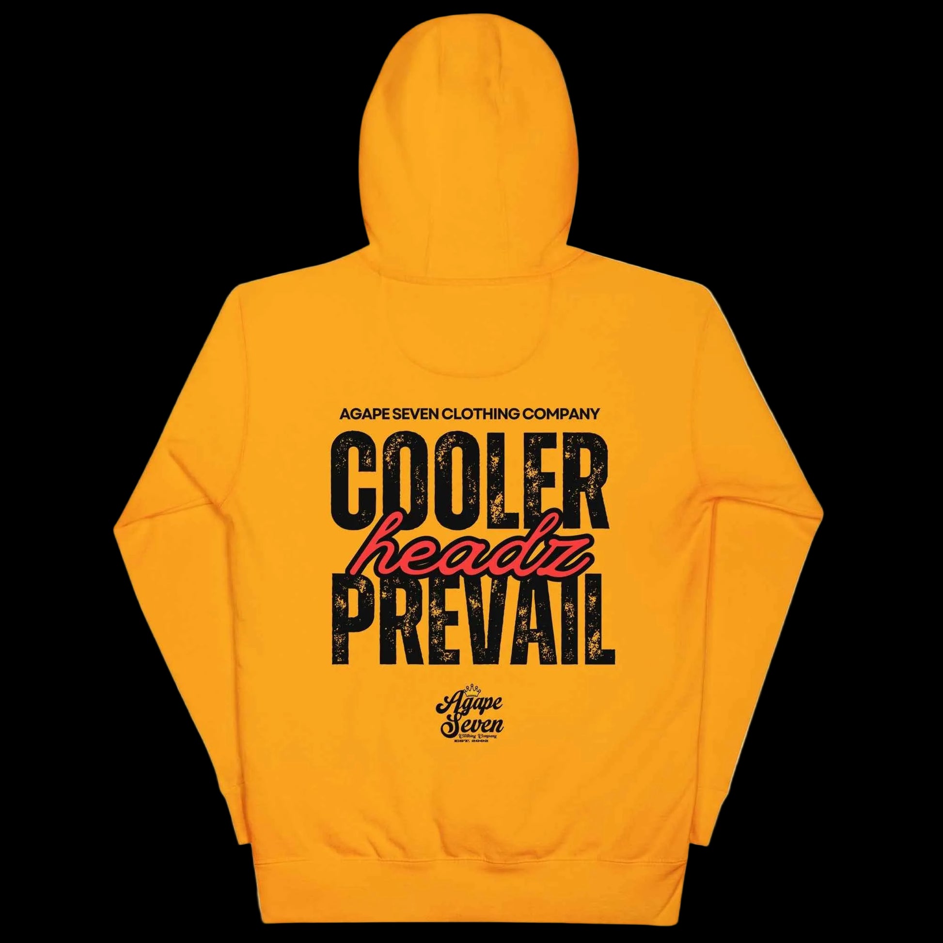 Cooler Headz Prevail by Agape Seven Clothing Company Hoodie