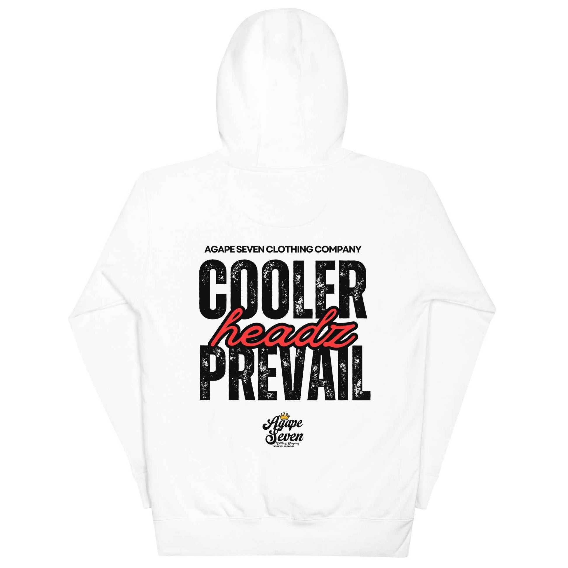 Cooler Headz Prevail by Agape Seven Clothing Company Hoodie