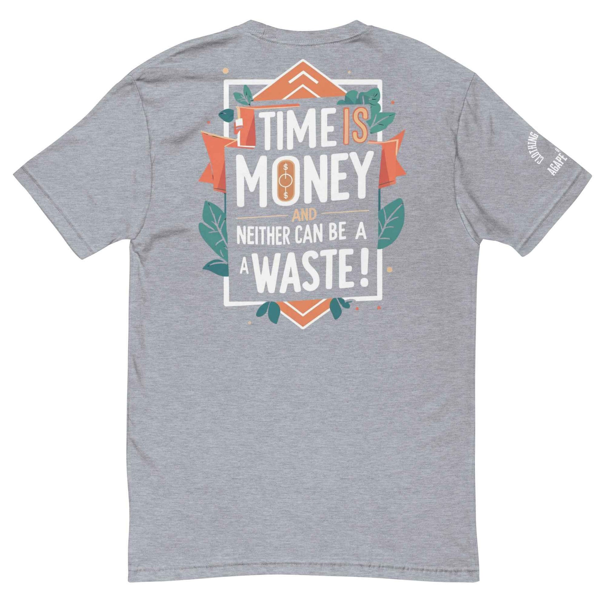 Time is Money Graphic T Shirt by Agape Seven Clothing