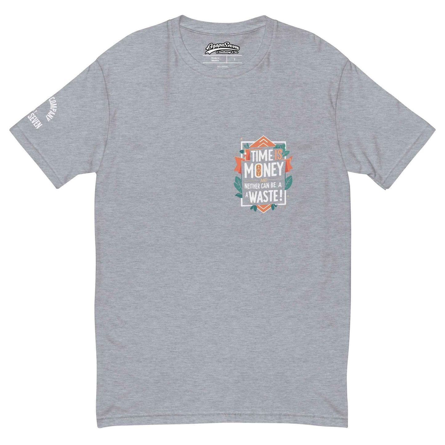 Time is Money Graphic T Shirt by Agape Seven Clothing